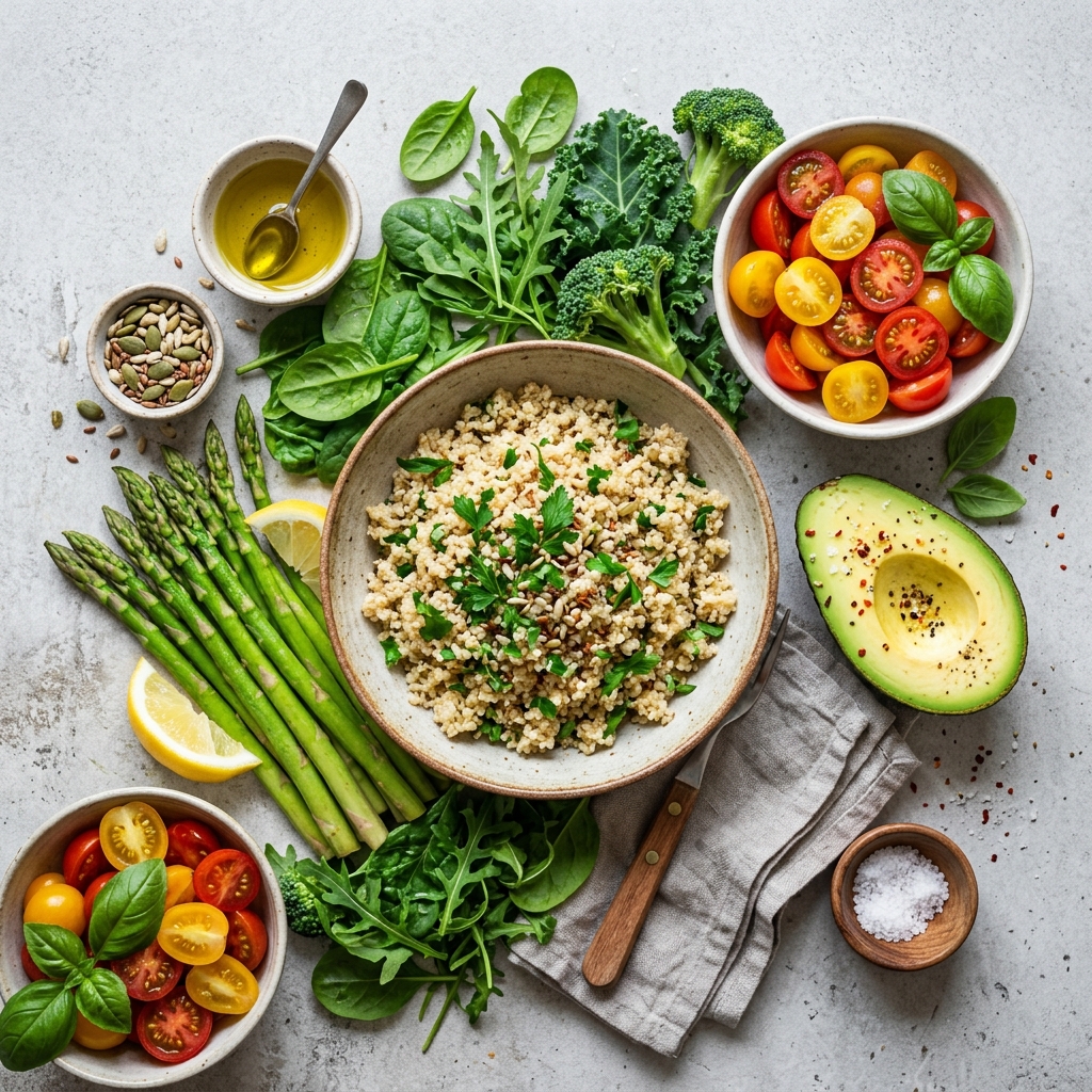 YesFresh Frische Zutaten - Healthy Fast Food Konzept